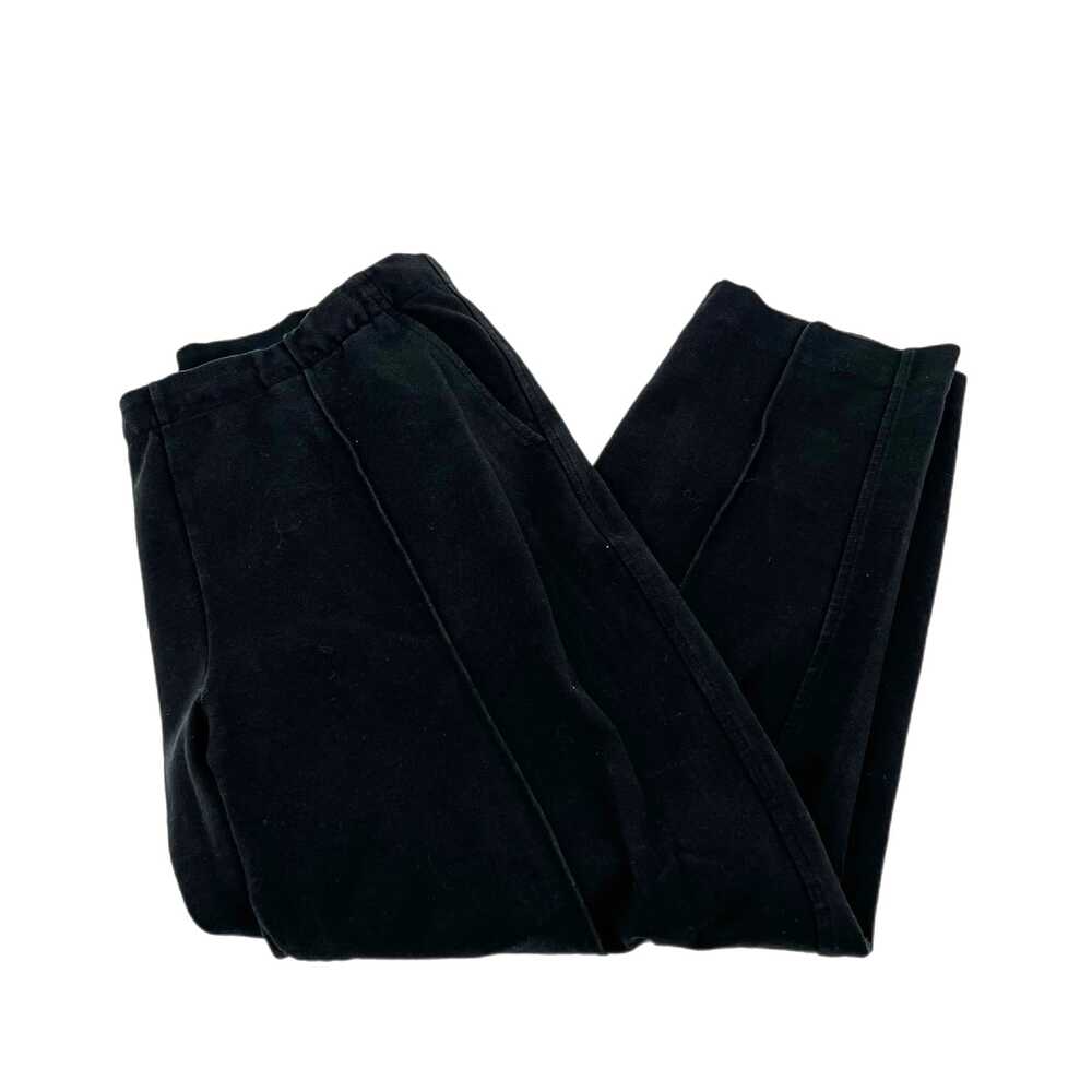 Everlane Black Wide Leg Pants Relaxed fit Dark wash | Womens XL